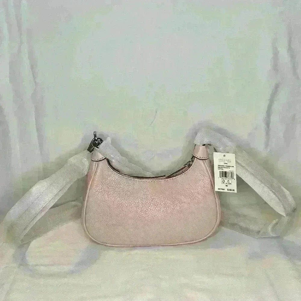 NWT Michael Kors Cora Extra-Small Pebbled Leather Shoulder Bag Crossbody